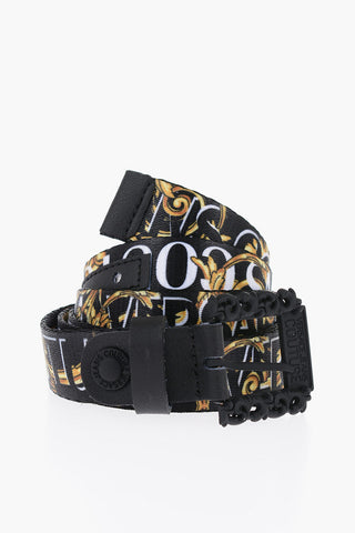 JEANS COUTURE Baroque Motif Belt 25mm