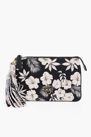 Floral Print Cotton Clutch