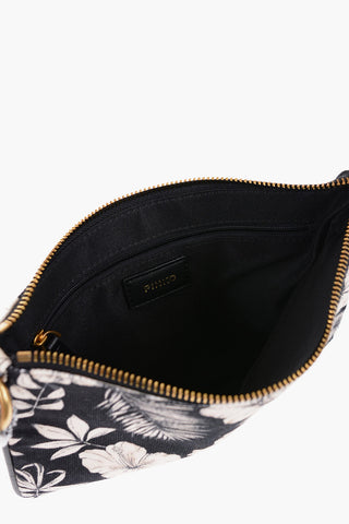 Floral Print Cotton Clutch