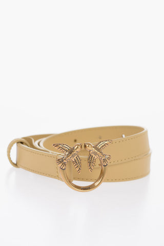 Solid Color Slim Leather Belt 20mm