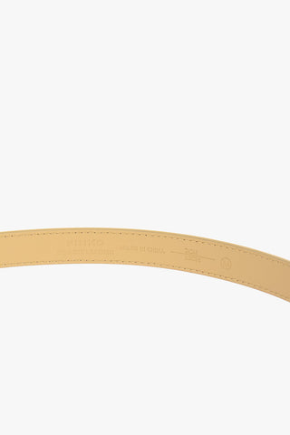 Solid Color Slim Leather Belt 20mm