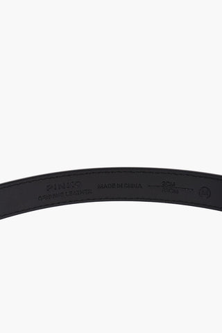 Solid Color Slim Leather Belt 20mm