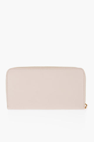 Textured Vegan Leather ALAIDE Wallat with Embossed Logo
