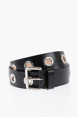 Studded Leather Belt 40mm