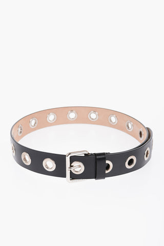 Studded Leather Belt 40mm