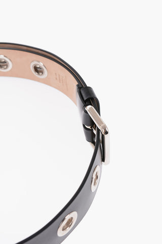 Studded Leather Belt 40mm