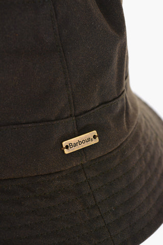 Solid Color Bucket Hat with Metal Logo