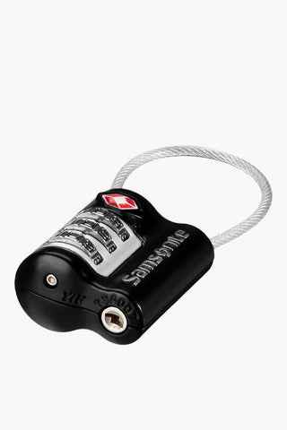 Lucchetto per Valigia con Combinazione a 3 Cifre e Cavo Travel Sentry
