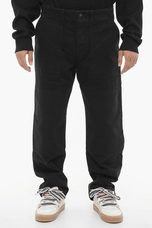 Jeans mit weitem Bein in dunkler Waschung 22cm