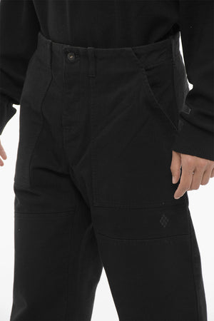 Jeans mit weitem Bein in dunkler Waschung 22cm