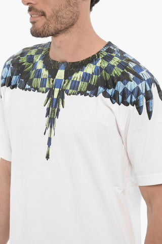 Regular Fit CHESS WINGS Crew-neck T-Shirt