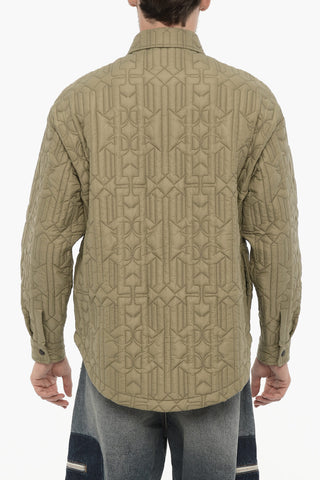 Giubbotto Trapuntato con Monogram All-Over