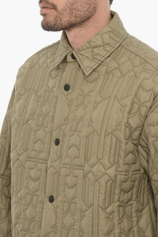 Giubbotto Trapuntato con Monogram All-Over