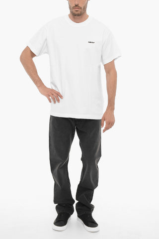 Set of 3 Solid Color T-Shirt with Embroidered Logo
