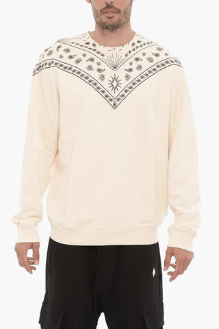 Sweatshirt mit Rundhalsausschnitt und Bandana-Motiv