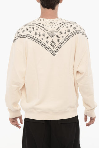 Sweatshirt mit Rundhalsausschnitt und Bandana-Motiv