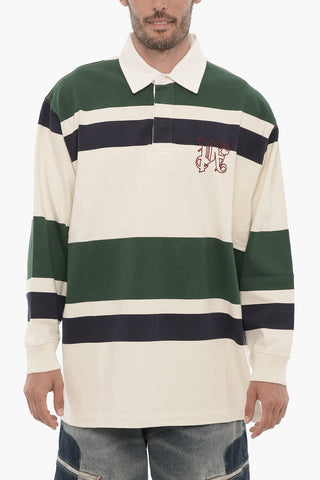 Striped 3-Buttons Polo Shirt