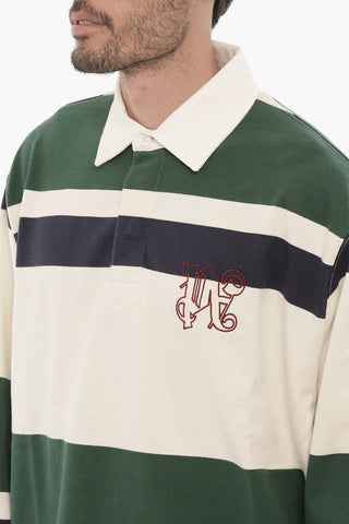 Striped 3-Buttons Polo Shirt