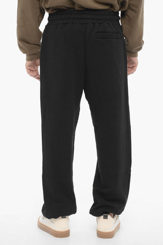 Joggers HUNTER in Cotone Garzato a Tinta Unita