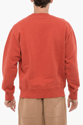 Rundhals-Sweatshirt WORKSHOP aus Baumwollfleece