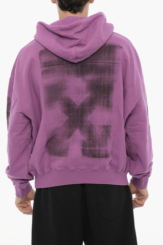 Cotton Hoodie with Print