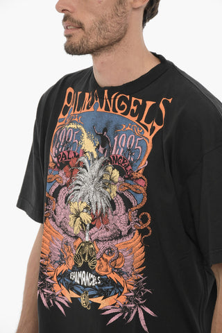 Printed PALM CONCERT Crew-neck T-Shirt
