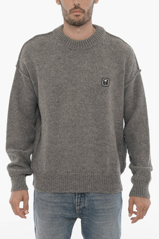 Maglia Girocollo in Misto Lana Vergine