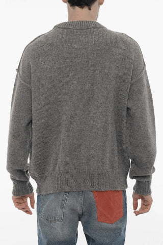Maglia Girocollo in Misto Lana Vergine