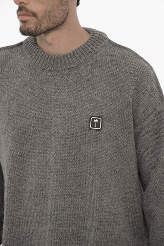 Maglia Girocollo in Misto Lana Vergine