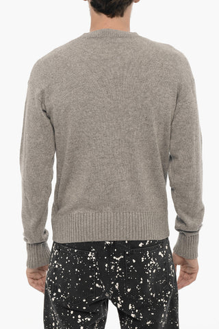 Solid Color Crew-neck Sweater