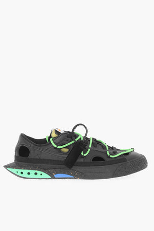 OFF-WHITE Leather Low-Top Sneakers BLAZER 77 With Cut-Out Details