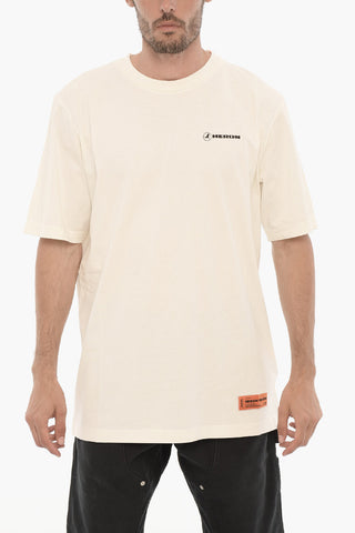 Printed Cotton Crew-neck T-shirt