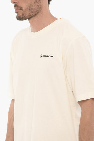 Printed Cotton Crew-neck T-shirt