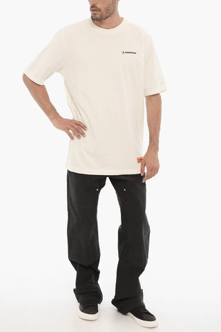 Printed Cotton Crew-neck T-shirt