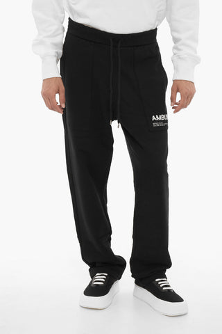 Joggers WORKSHOP aus Baumwollfleece mit Gummibund