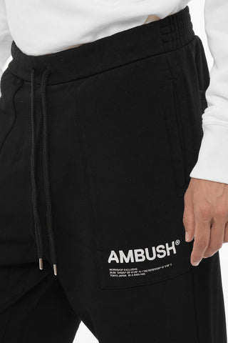 Joggers WORKSHOP aus Baumwollfleece mit Gummibund