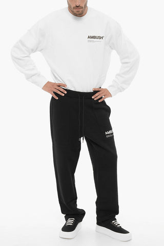 Joggers WORKSHOP aus Baumwollfleece mit Gummibund