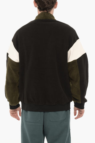 Color-Block-Fleece-Sweatshirt KIMONO
