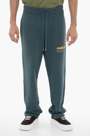 Joggers WORKSHOP aus Baumwollfleece mit Gummibund