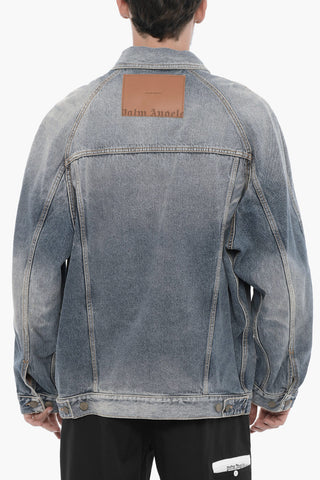 Delavè Effect Denim Jacket with Double Breast Pocket
