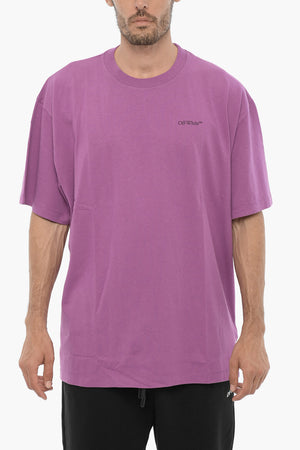 Rundhals-T-Shirt in Uni