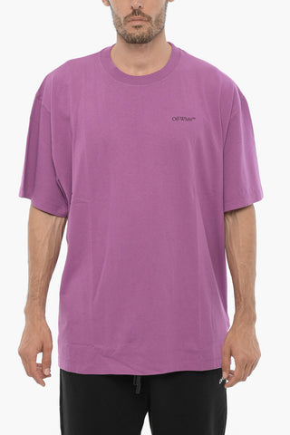 Rundhals-T-Shirt in Uni