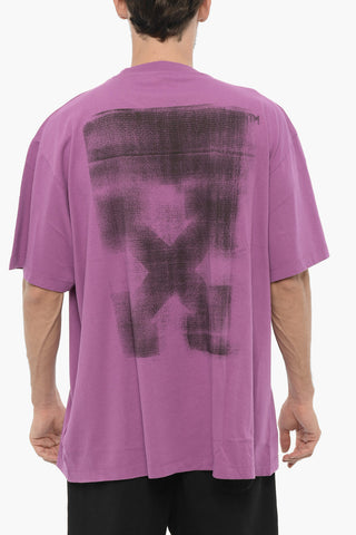Rundhals-T-Shirt in Uni