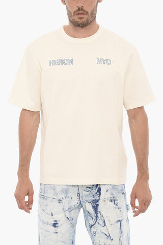 Printed Cotton Crew-Neck T-shirt