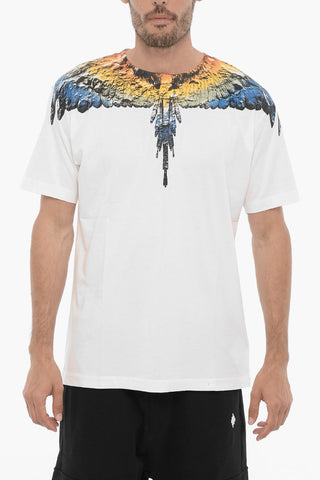 Regular Fit LUNAR WINGS Crew-neck T-shirt with Print