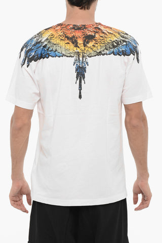 Regular Fit LUNAR WINGS Crew-neck T-shirt with Print