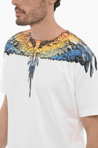 Regular Fit LUNAR WINGS Crew-neck T-shirt with Print