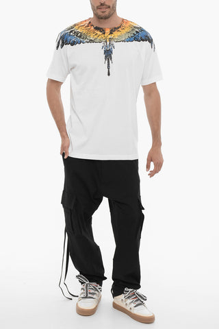 Regular Fit LUNAR WINGS Crew-neck T-shirt with Print
