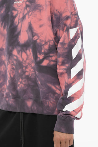 Felpa Girocollo DIAG ARROW Effetto Tie-Dye