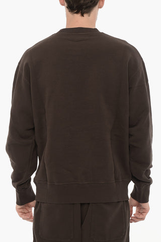 Rundhals-Sweatshirt WORKSHOP aus Baumwollfleece